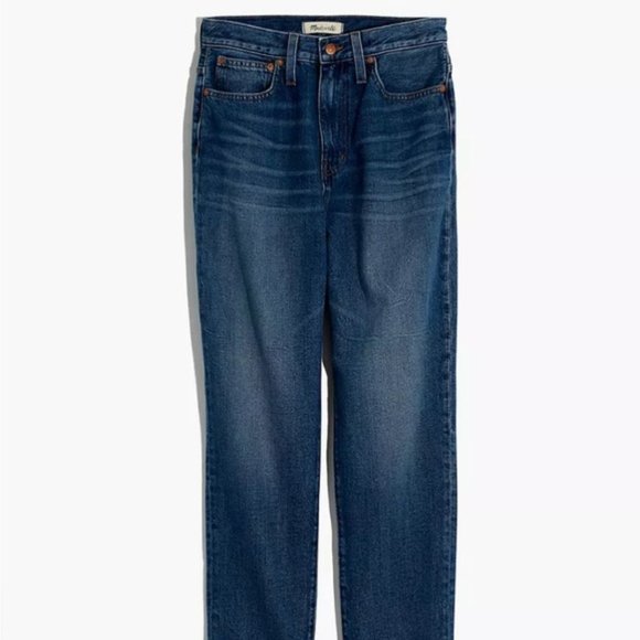 Madewell The Momjean in Downey Wash Size 26 - Picture 8 of 11